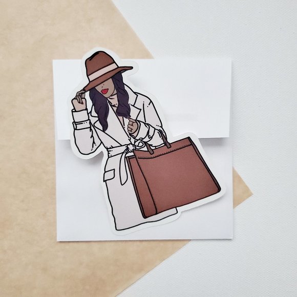 LB074 She Does What She Wants on Her Time Poshmark Sticker Sheet [Price Firm] - Picture 8 of 11